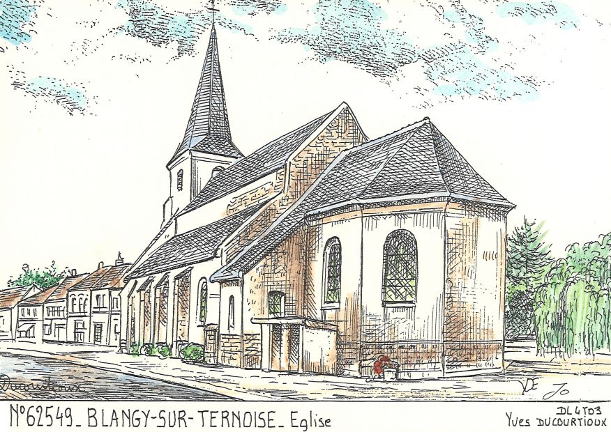 N 62549 - BLANGY SUR TERNOISE - glise