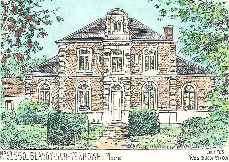 N 62550 - BLANGY SUR TERNOISE - mairie