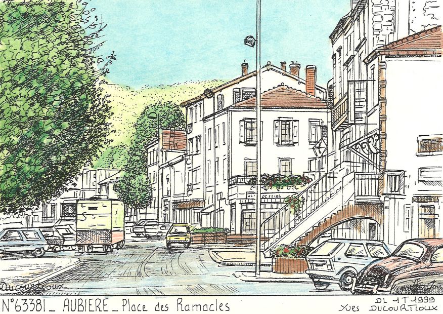 N 63381 - AUBIERE - place des ramacles