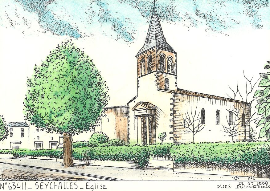 N 63411 - SEYCHALLES - église