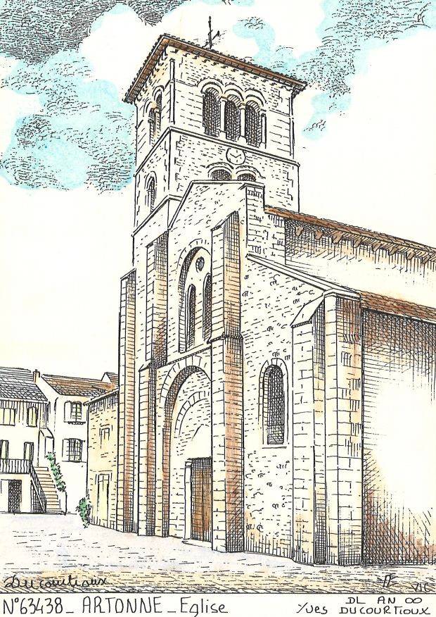 N 63438 - ARTONNE - glise