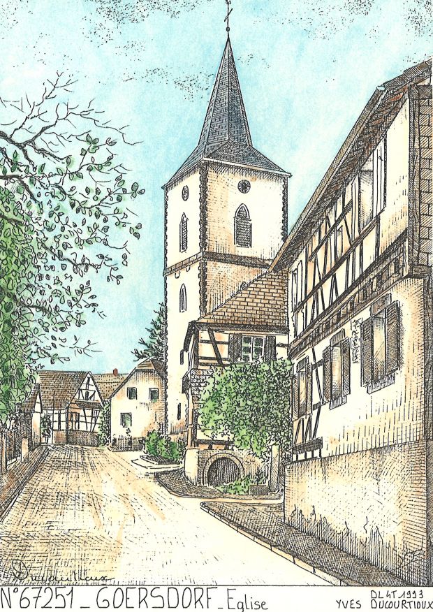 N 67251 - GOERSDORF - église