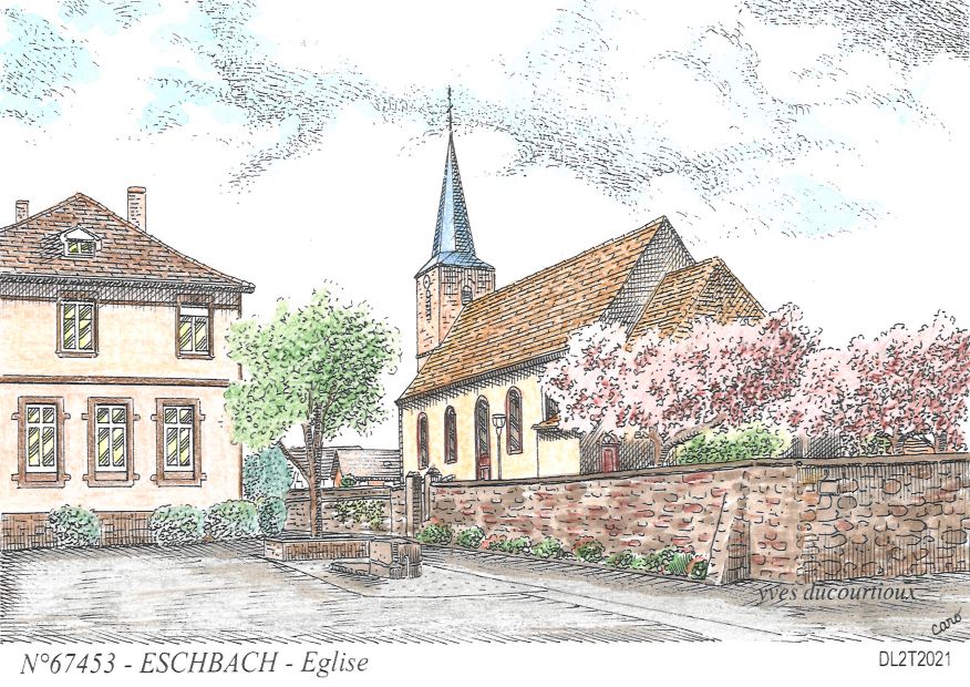 N 67453 - ESCHBACH - église