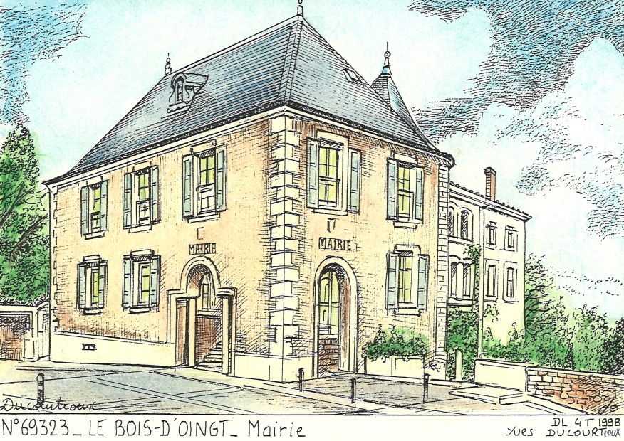 N 69323 - LE BOIS D OINGT - mairie