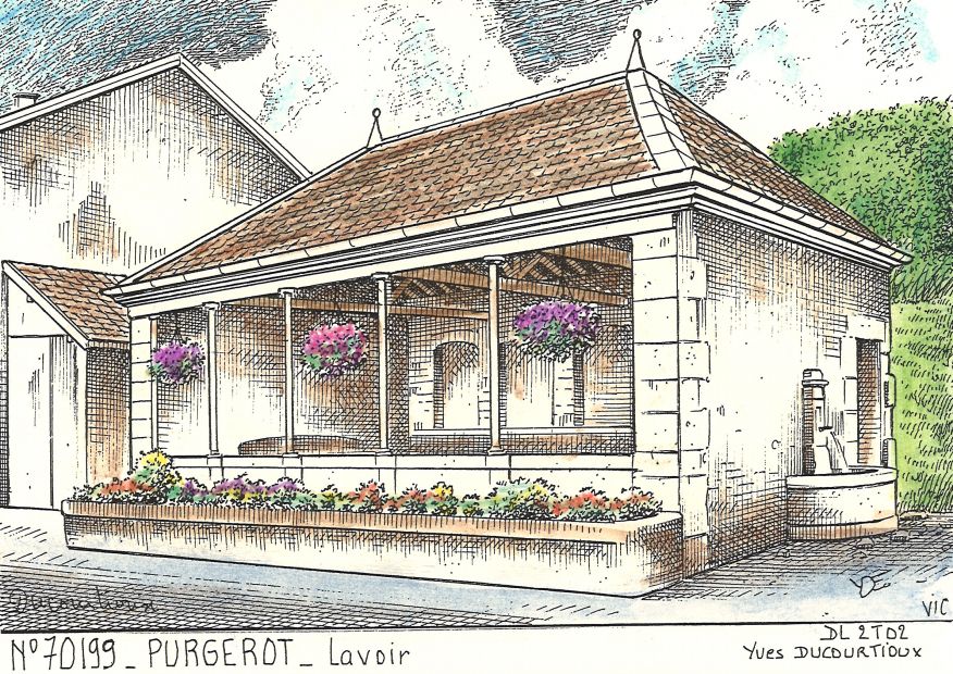 N 70199 - PURGEROT - lavoir