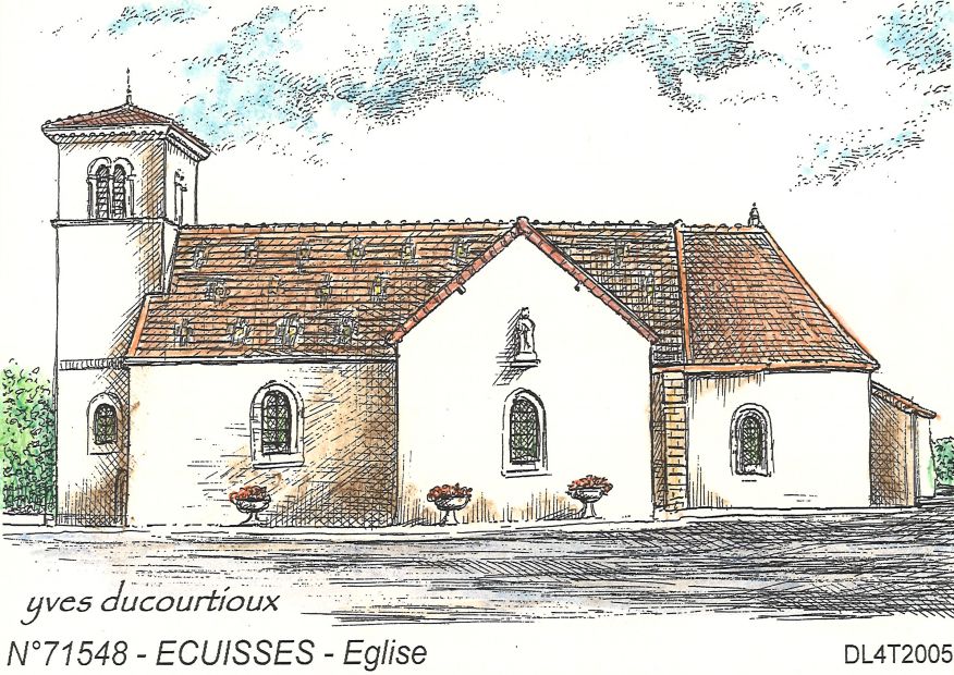 N 71548 - ECUISSES - église