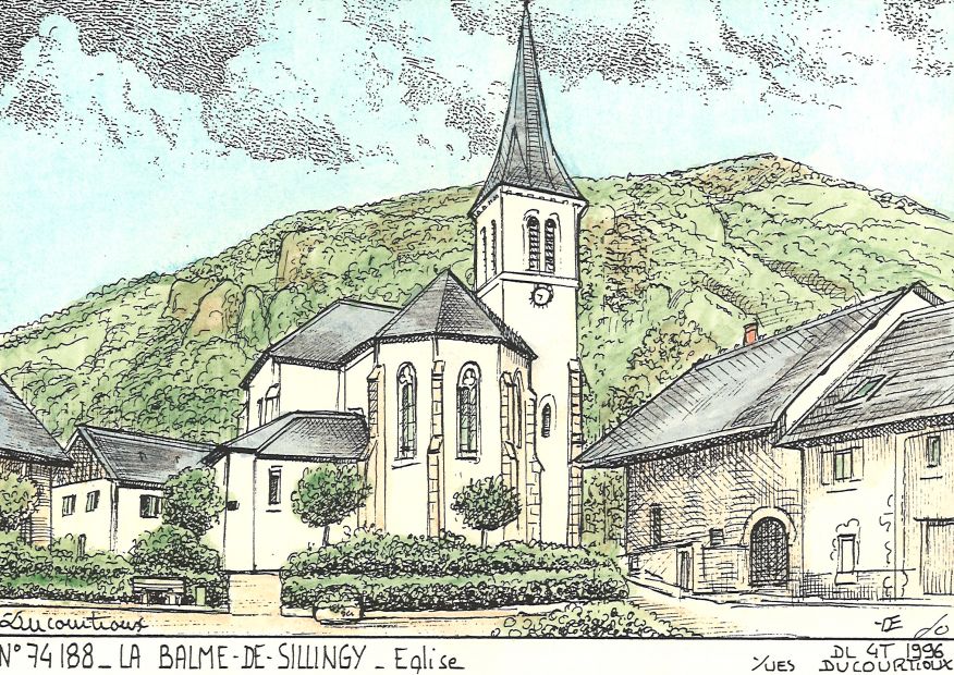 N 74188 - LA BALME DE SILLINGY - église