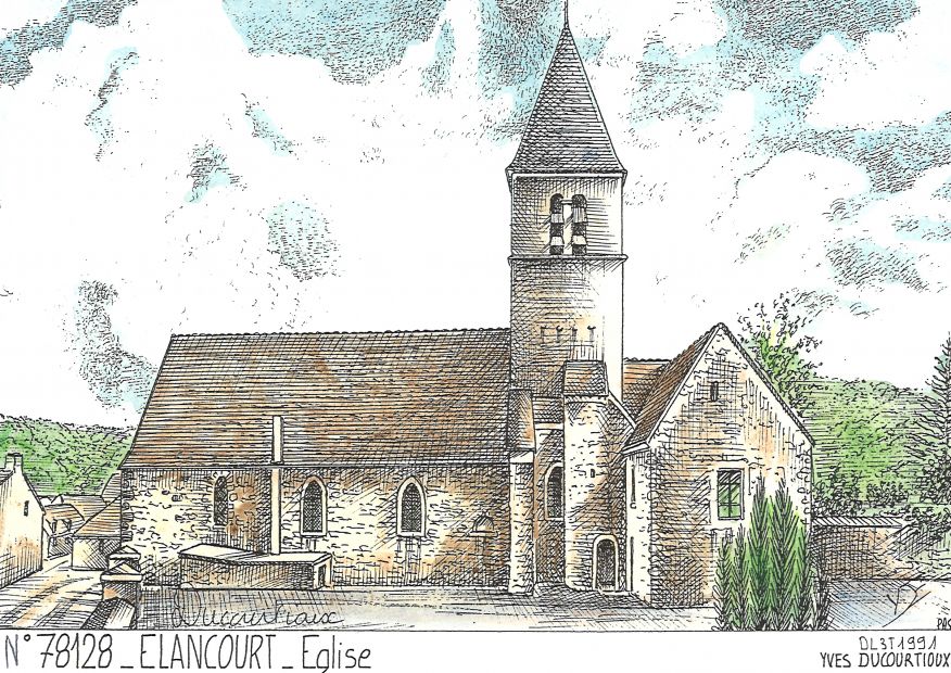 N 78128 - ELANCOURT - église