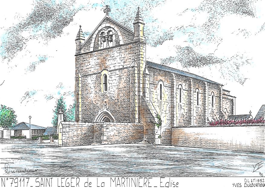 N 79117 - ST LEGER DE LA MARTINIERE - église