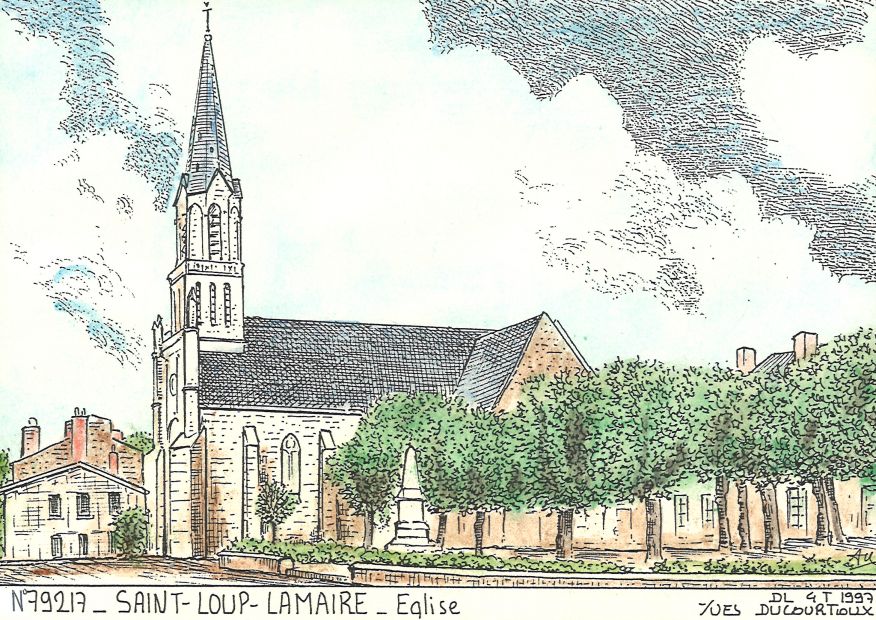 N 79217 - ST LOUP LAMAIRE - église