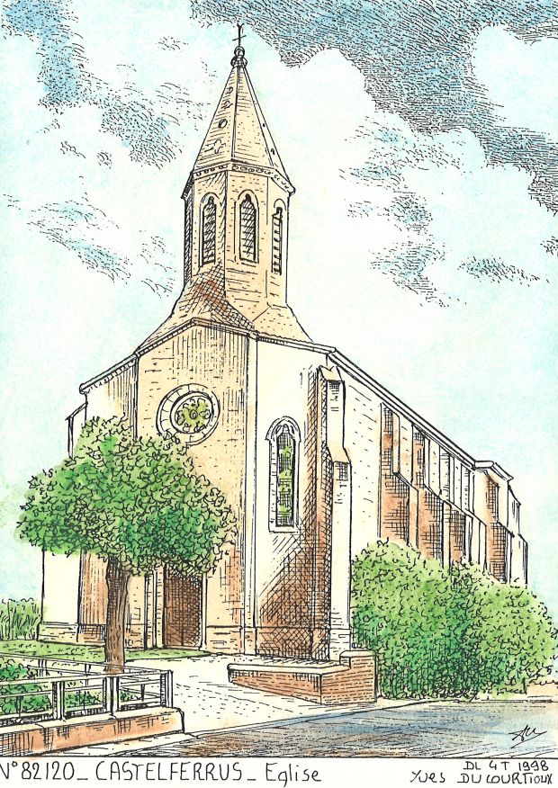 N 82120 - CASTELFERRUS - église