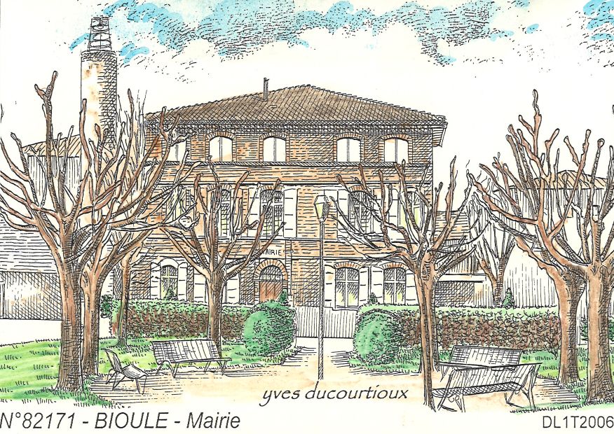 N 82171 - BIOULE - mairie