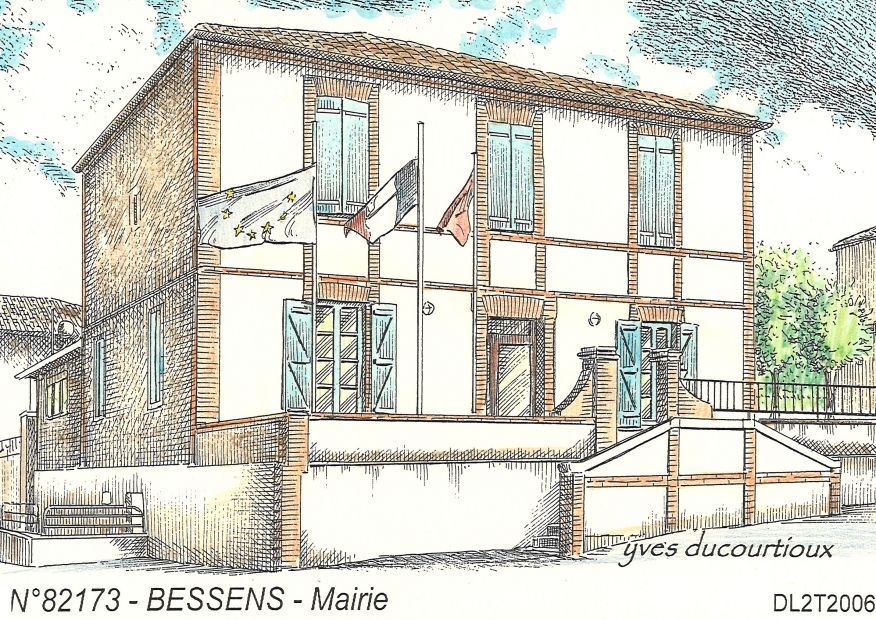 N 82173 - BESSENS - mairie