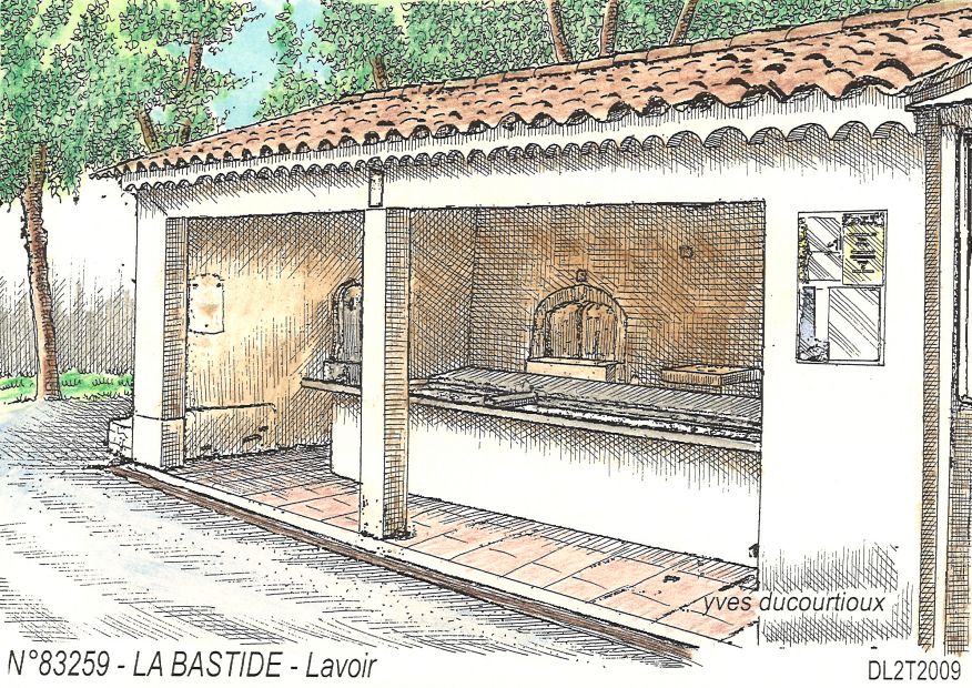 N 83259 - LA BASTIDE - lavoir
