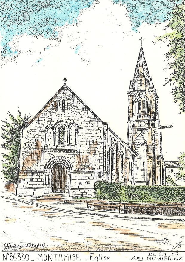 N 86330 - MONTAMISE - église
