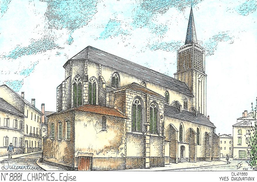 N 88081 - CHARMES - glise