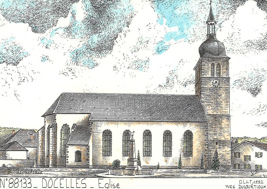 N 88133 - DOCELLES - église