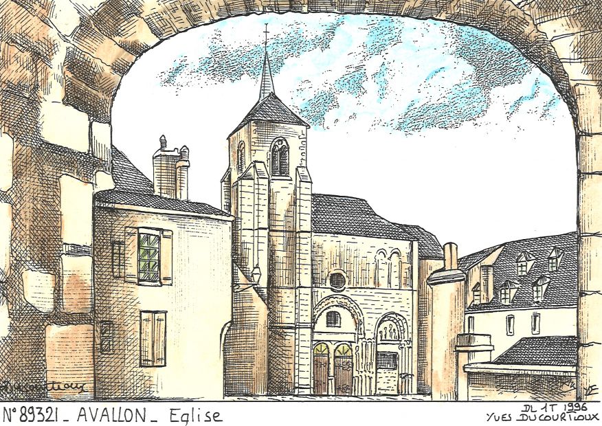 N 89321 - AVALLON - glise