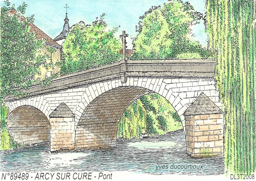 N 89489 - ARCY SUR CURE - pont