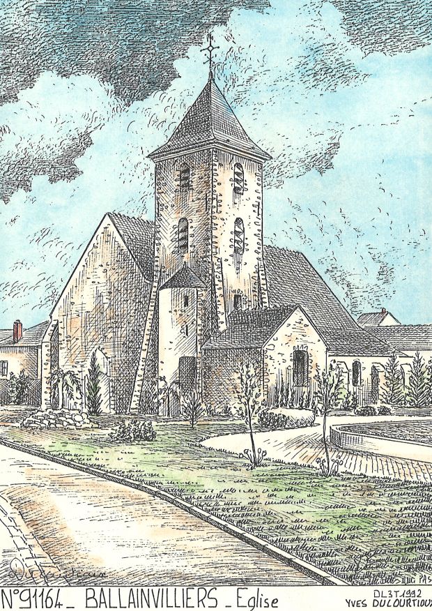 N 91164 - BALLAINVILLIERS - glise