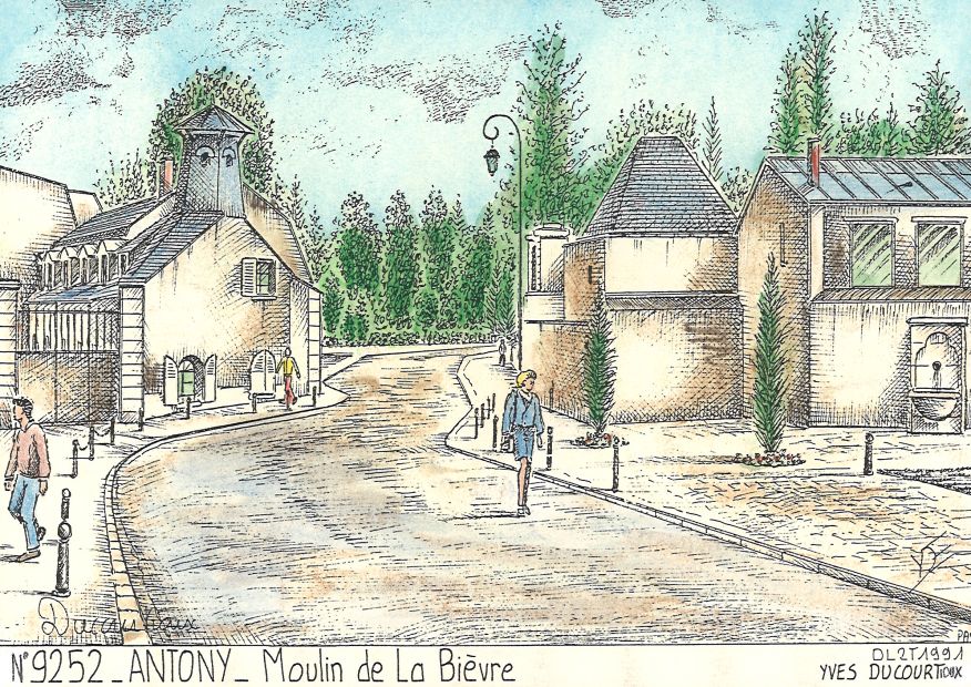 N 92052 - ANTONY - moulin de la bièvre