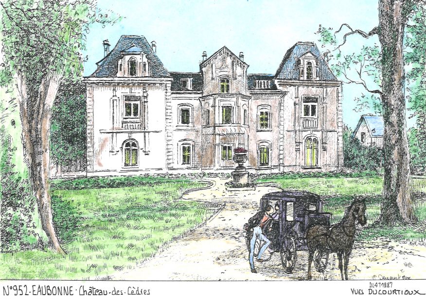 N 95002 - EAUBONNE - château des cèdres
