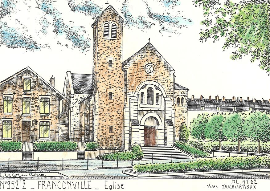 N 95212 - FRANCONVILLE - église