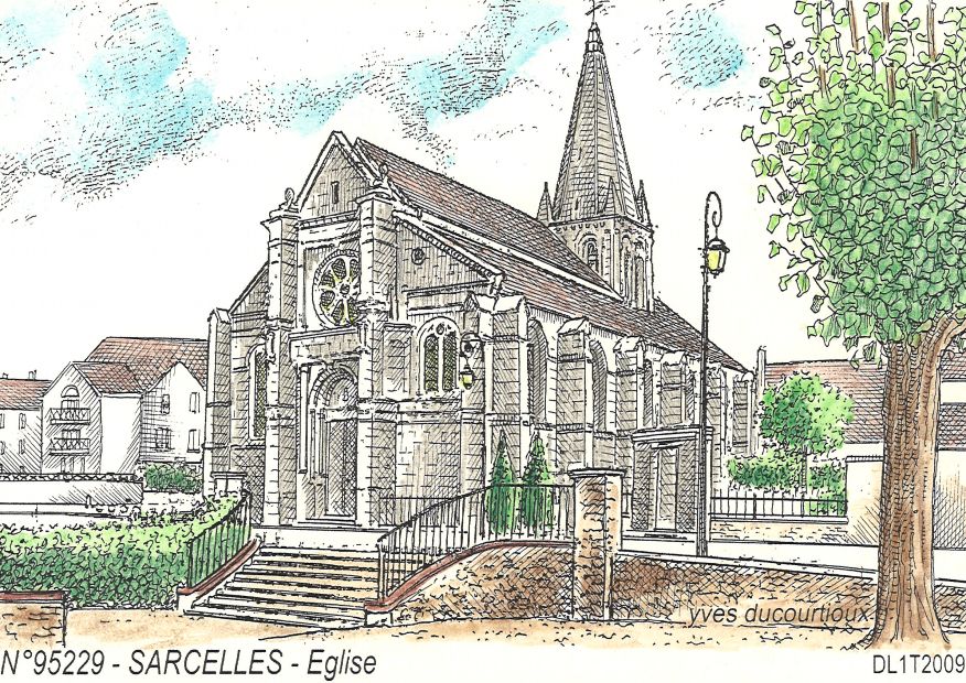 N 95229 - SARCELLES - église