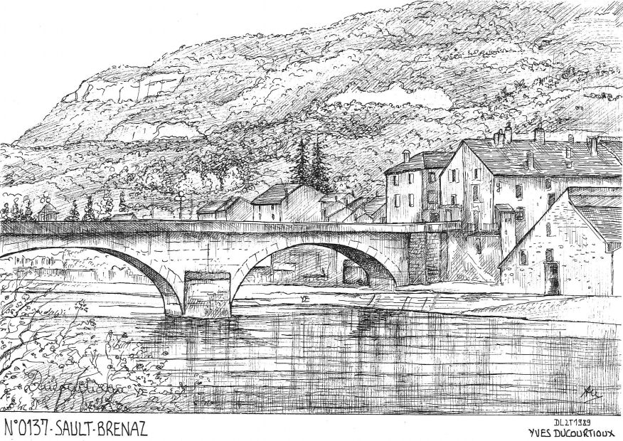 Souvenirs SAULT BRENAZ - vue