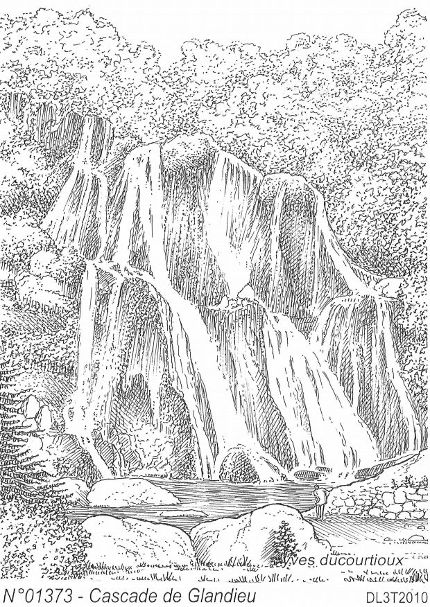 Souvenirs BREGNIER CORDON - cascade de glandieu