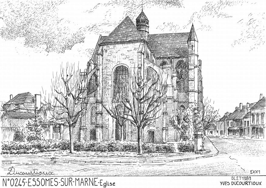 Cartes postales ESSOMES SUR MARNE - �glise