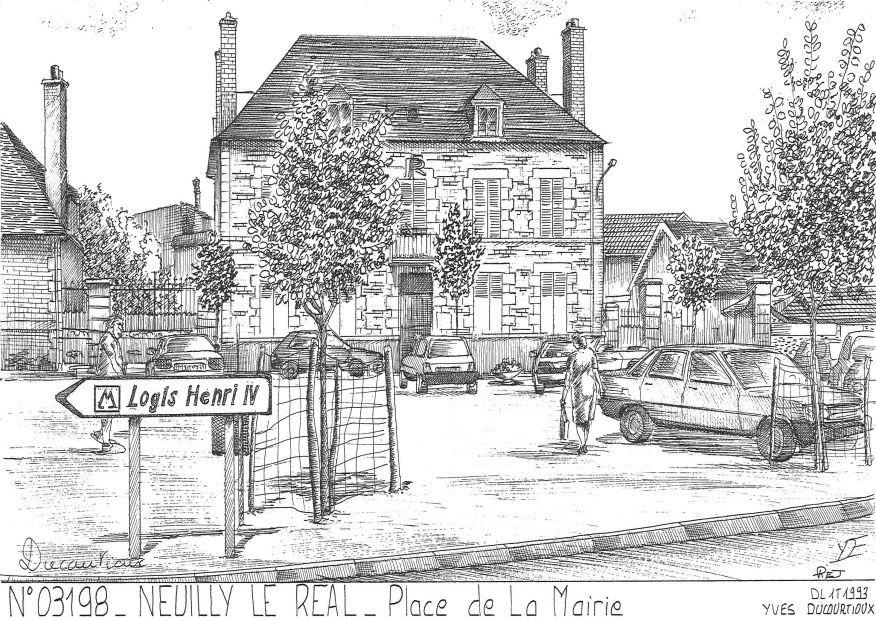 Souvenirs NEUILLY LE REAL - place de la mairie