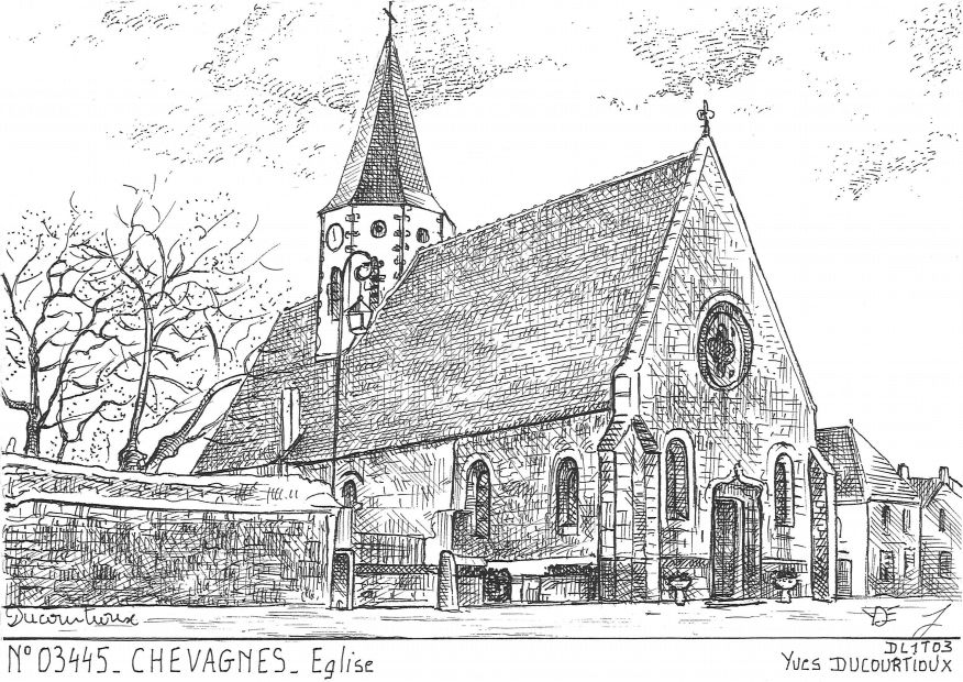 Souvenirs CHEVAGNES - glise