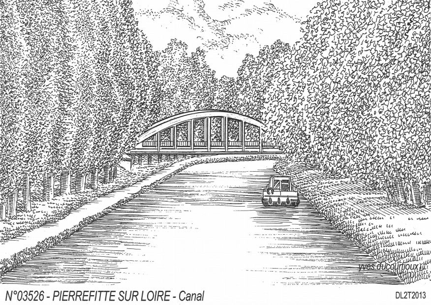 Souvenirs PIERREFITTE SUR LOIRE - canal