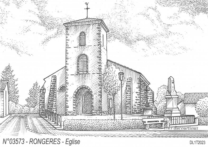 Cartes postales RONGERES - �glise