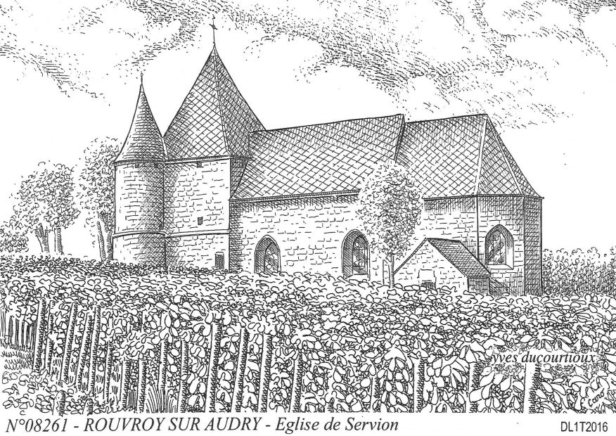 Souvenirs ROUVROY SUR AUDRY - �glise de servion