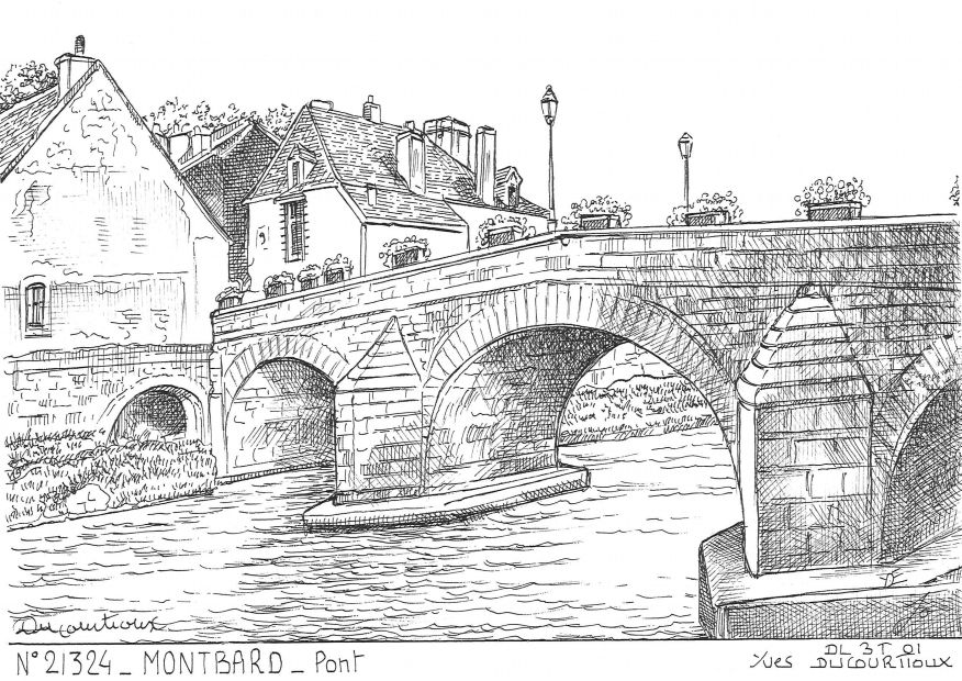 Cartes postales MONTBARD - pont
