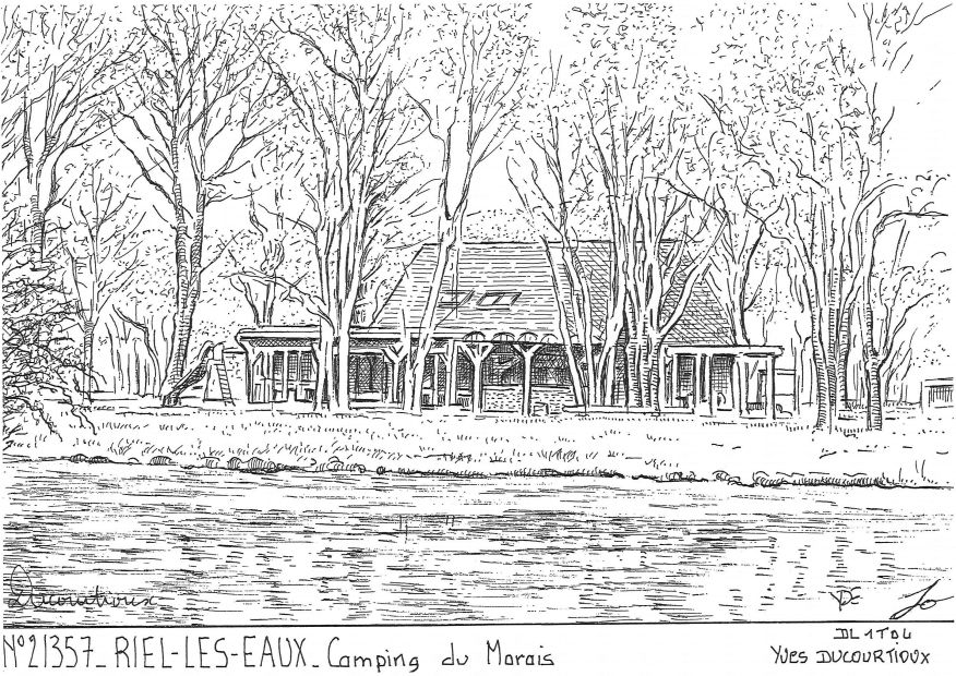 Cartes postales RIEL LES EAUX - camping du marais