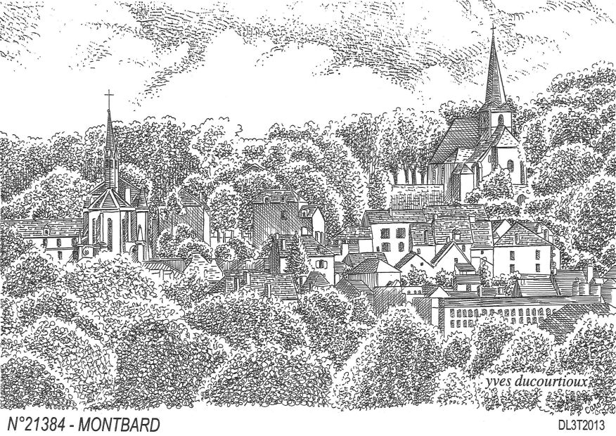 Souvenirs MONTBARD - vue