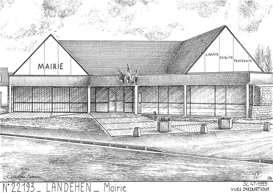 Souvenirs LANDEHEN - mairie