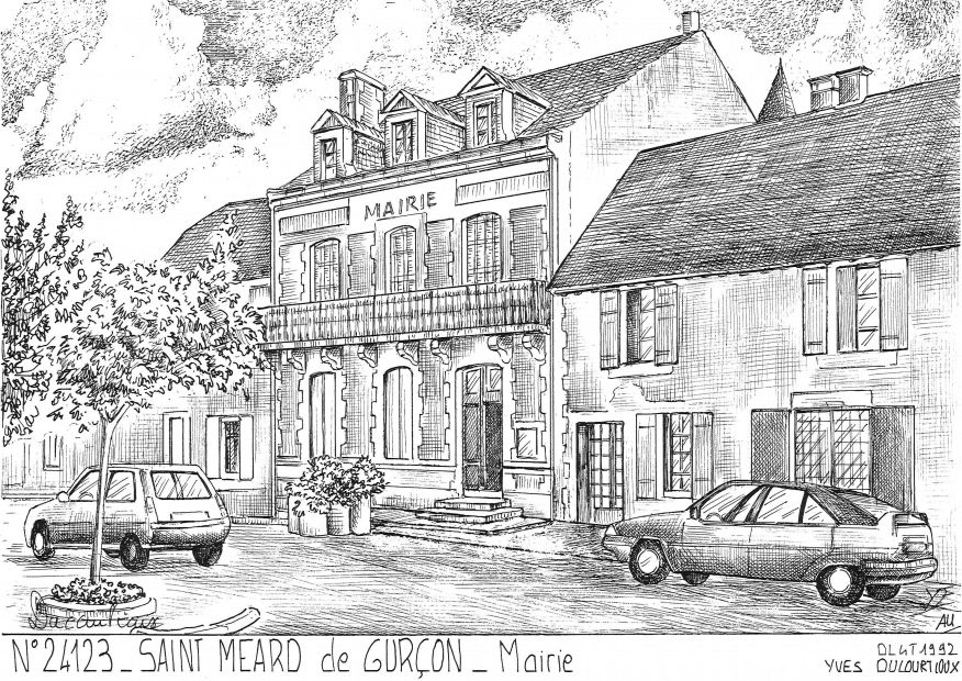 Cartes postales ST MEARD DE GURCON - mairie