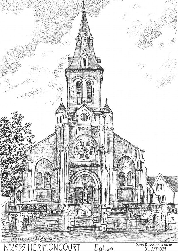 Cartes postales HERIMONCOURT - �glise