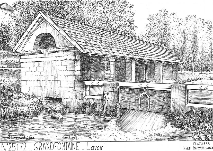 Cartes postales GRANDFONTAINE - lavoir