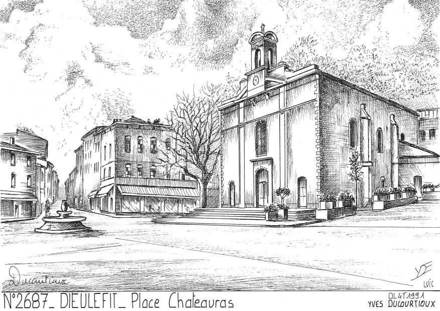 Souvenirs DIEULEFIT - place chateauras