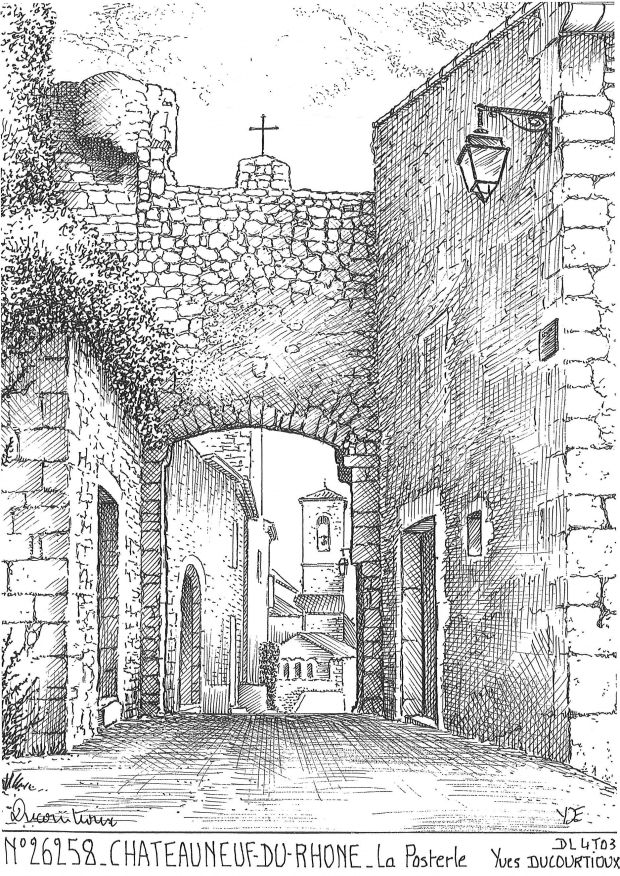 Cartes postales CHATEAUNEUF DU RHONE - la posterle