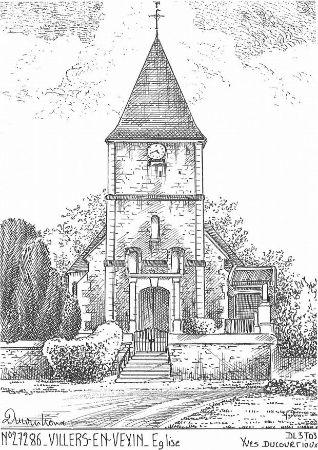 Cartes postales VILLERS EN VEXIN - �glise