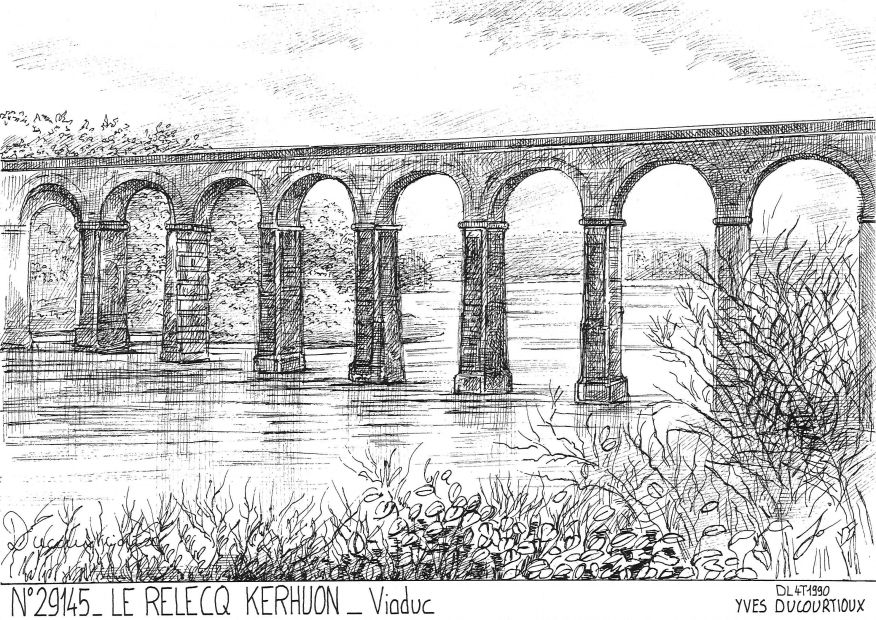 Cartes postales LE RELECQ KERHUON - viaduc
