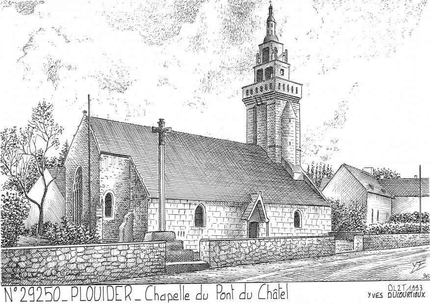 Souvenirs PLOUIDER - chapelle du pont du chtel