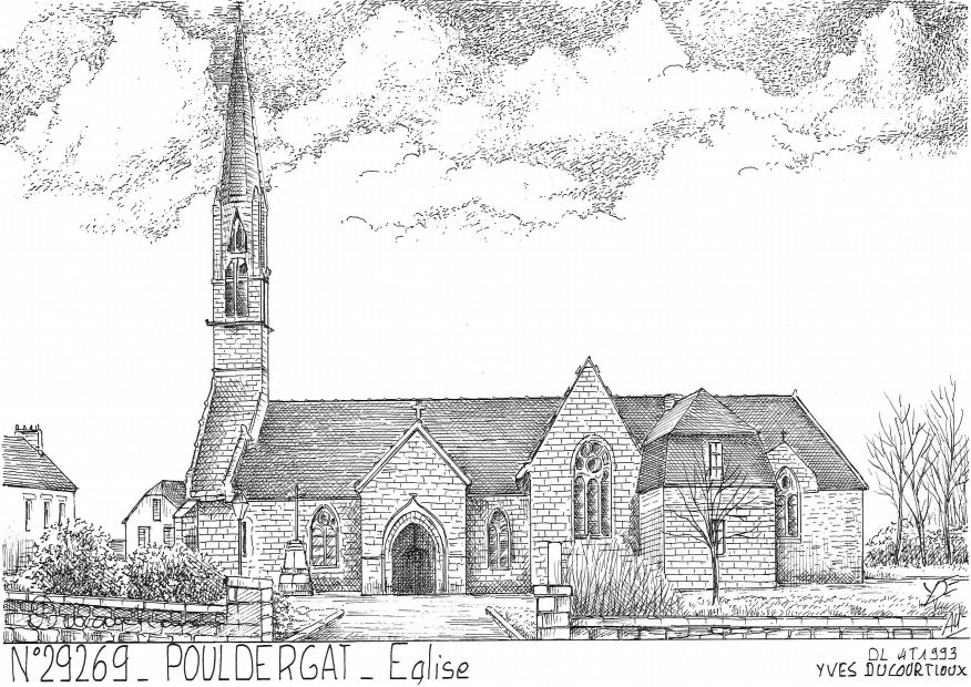 Souvenirs POULDERGAT - �glise