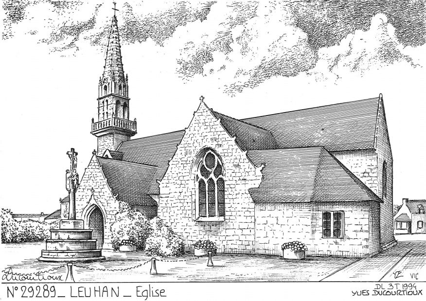 Cartes postales LEUHAN - �glise